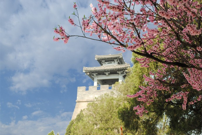 Lishan National Forest Park -spring-xian Lishan National Forest Park -spring-xian